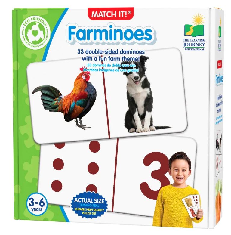 Farminoes Double Sided Dominoes Match It