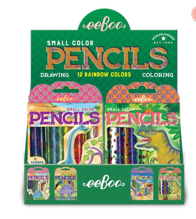 eeBoo Small Colour Pencils Dinosaur