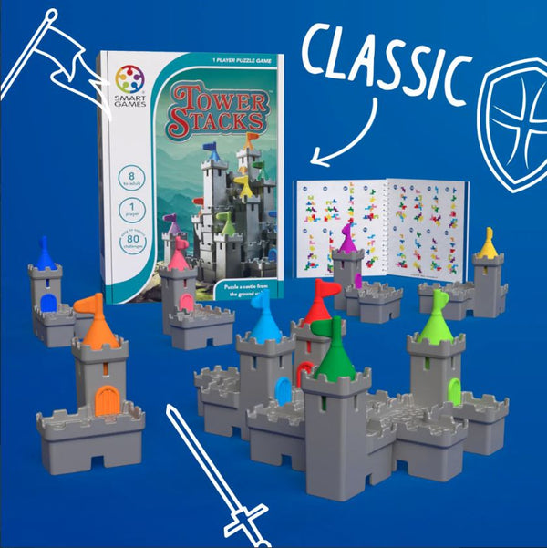 Smart Games Tower Stacks PAUA
