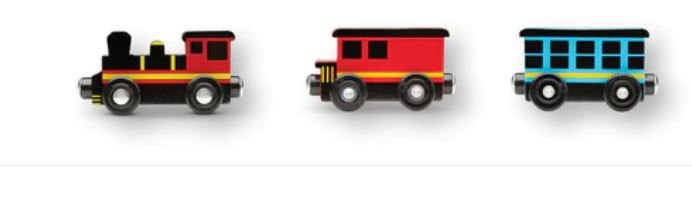 Round The Rails Train Rug