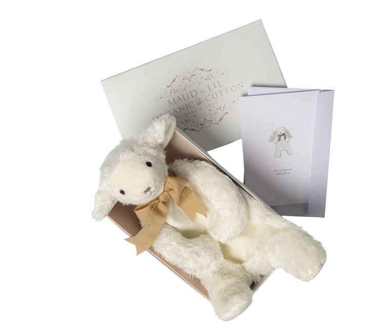 M and L Lamb Bo Comforter Gift boxed