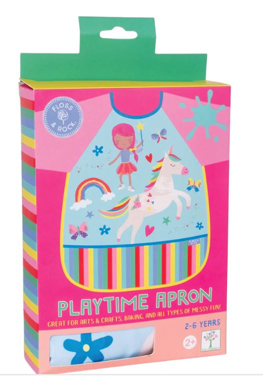 Playtime Apron with Sleeves Rainbow Fairy You Monkey