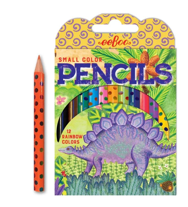 eeBoo Small Colour Pencils Dinosaur