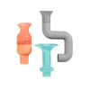 Boon Tubes Building Bath Toy - Coral and Multi