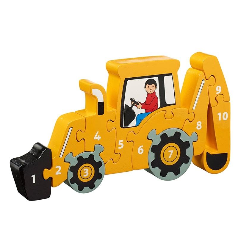 1-10 Wooden Puzzle - Digger