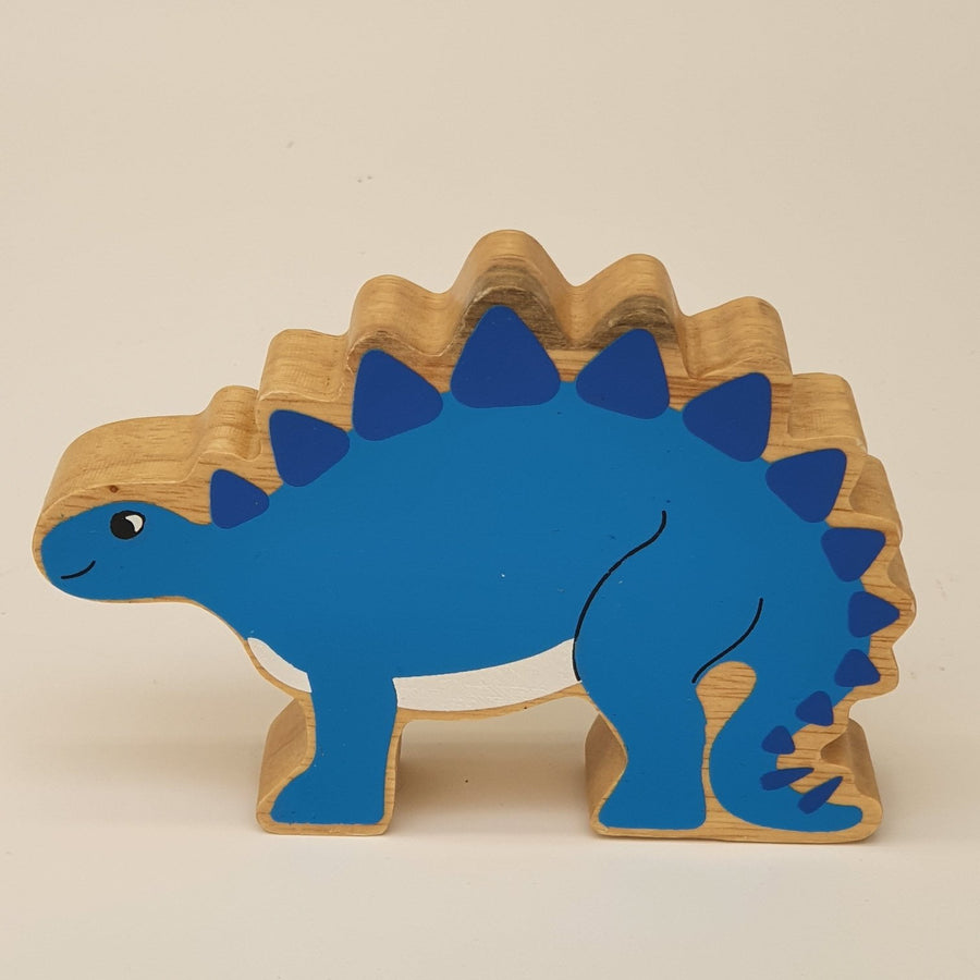 Wooden Blue Stegosaurus
