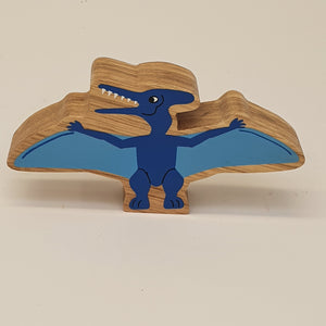 Wooden Blue Pteranodon