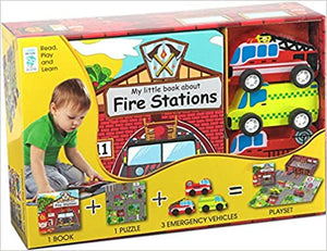 My LIttle Fire Station Book Puzzle Playset