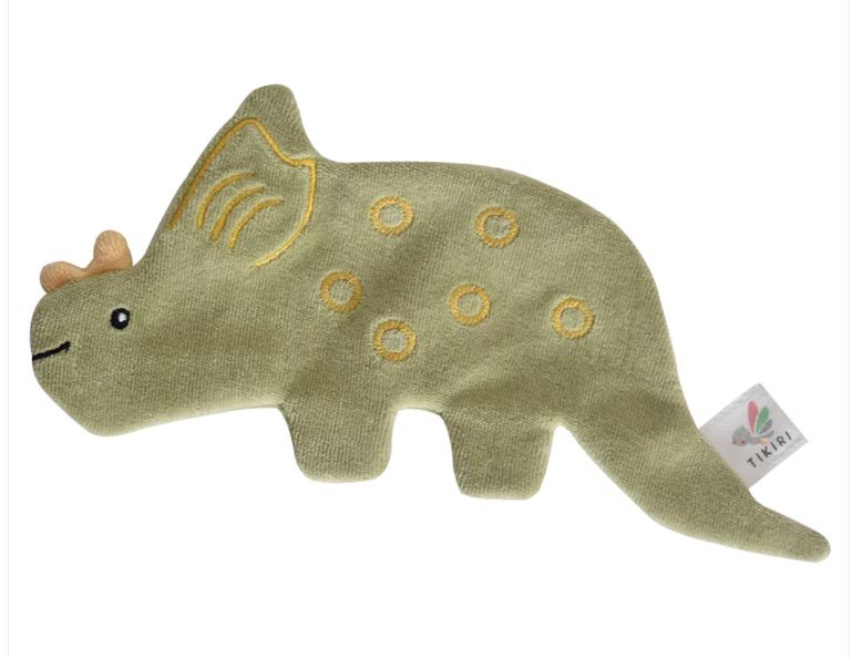 Triceratops with Crinkle Scrunchies