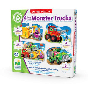 First Puzzle Sets -Monster Trucks 4 in a box set