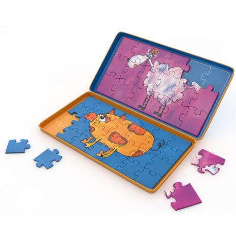 Travel Game Magnetic Farm Puzzle
