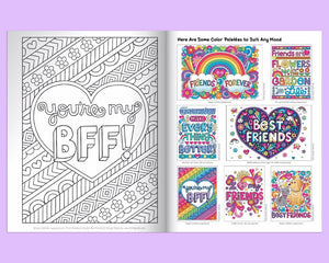 Best Friends Notebook Doodles Coluirng and Activity Book