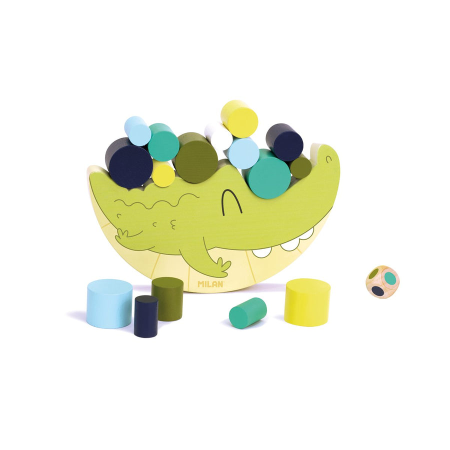 Milan Wooden Coco Balance Crocodile