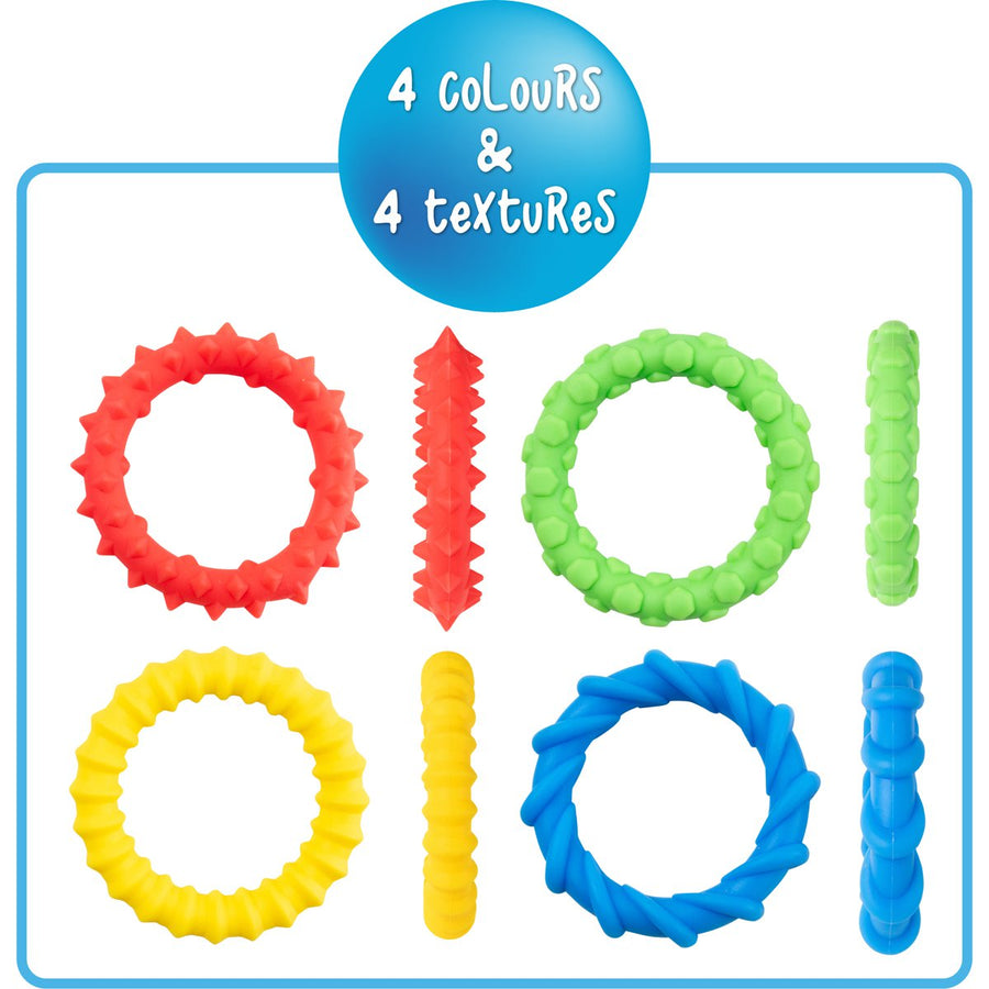 Textured Fidget Braclets 4 pack