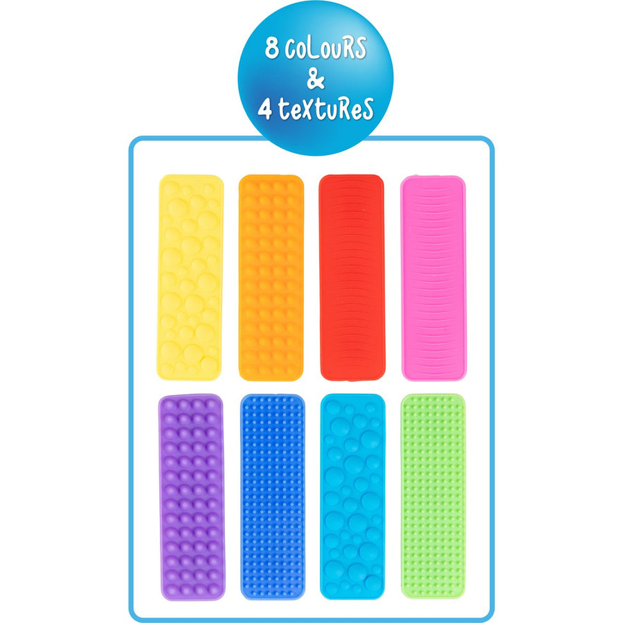 Textured Fidget Strips 6 pack Sensory Sprouts