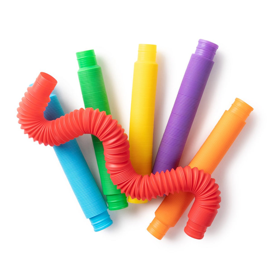 Rainbow Pull Pipes set of 6