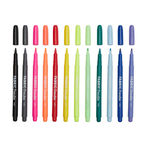 Fabric Doodlers Markers Set of 12 You Monkey