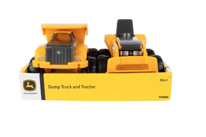 John Deere Dump Truck & Tractor Sandbox Construction
