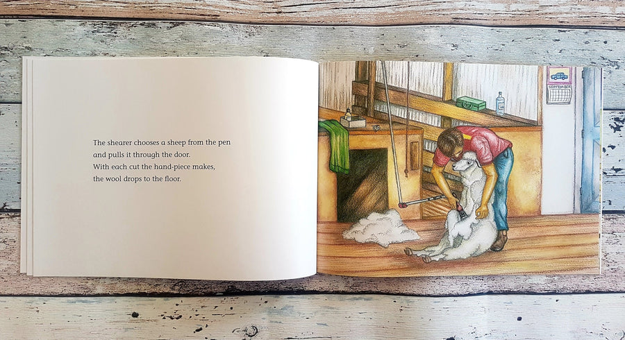 On the Farm: Shearing Book