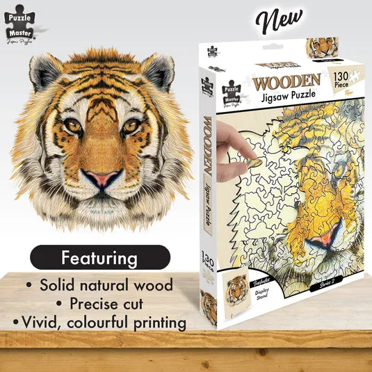 Tiger - Wooden Jigsaw 140 piece