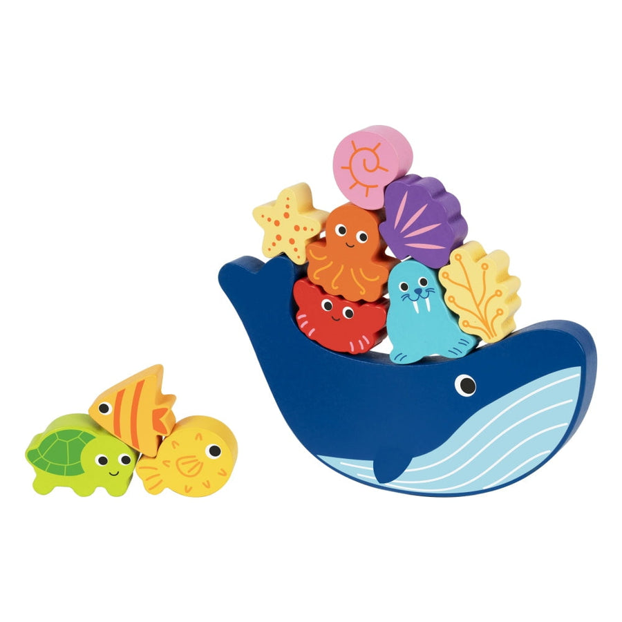2 in 1 Balance Puzzle Ocean Wooden  hi Pando