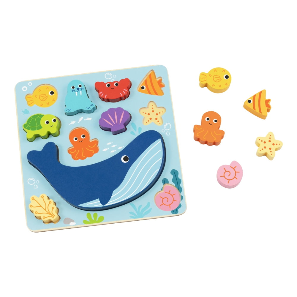 2 in 1 Balance Puzzle Ocean Wooden  hi Pando