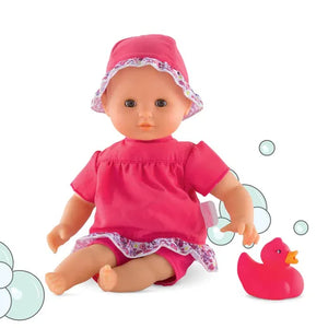 Corolle Doll Bath - Pink/Duck