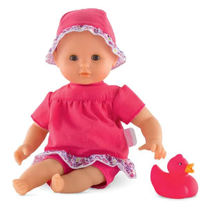 Corolle Doll Bath - Pink/Duck