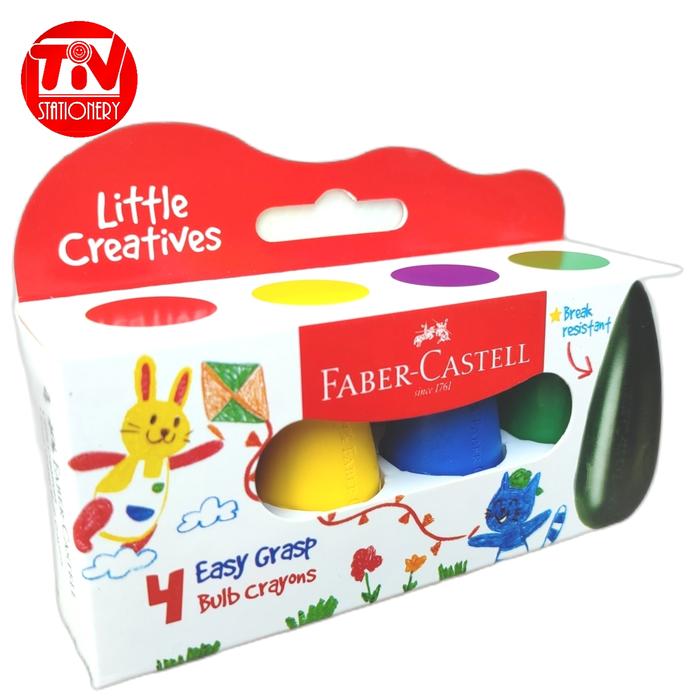 Faber Castell Little Crative Bulb Crayons 4pk