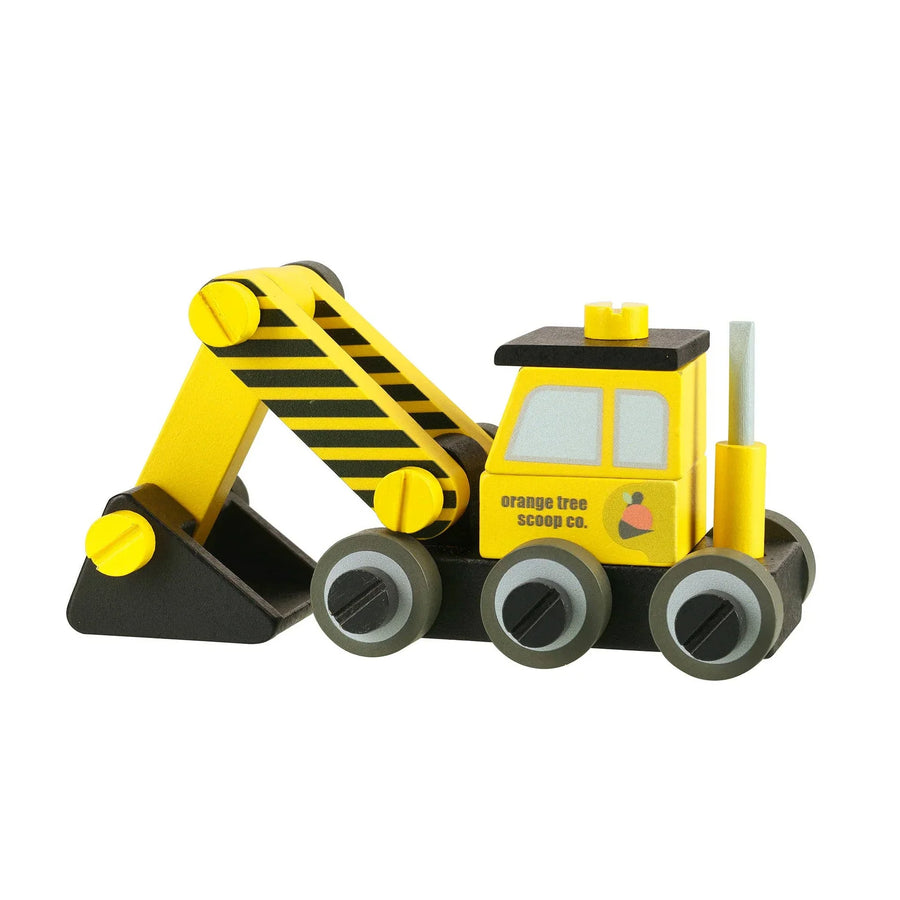 Buildable Digger Wooden Orange Tree Toys