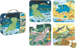 Dinosaurs 4 Puzzles Janod