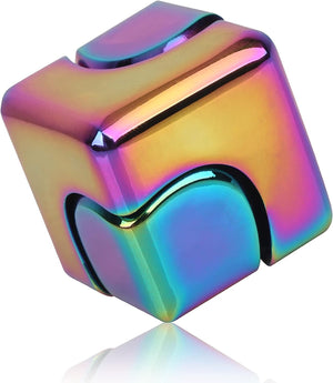 Cube Spinner Muticolour Metallic Bopster