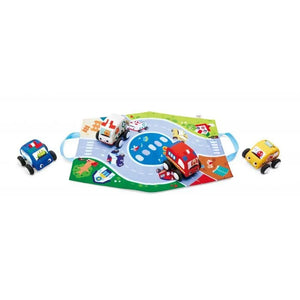 Pull Back Plush Car Set