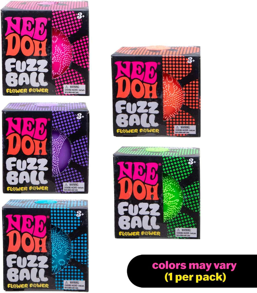 Nee Doh Fuzz Ball Flower Power - The Velvet Squeeze