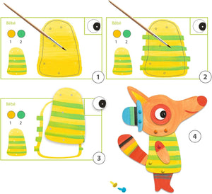 DJECO Fox Family Paint Kit