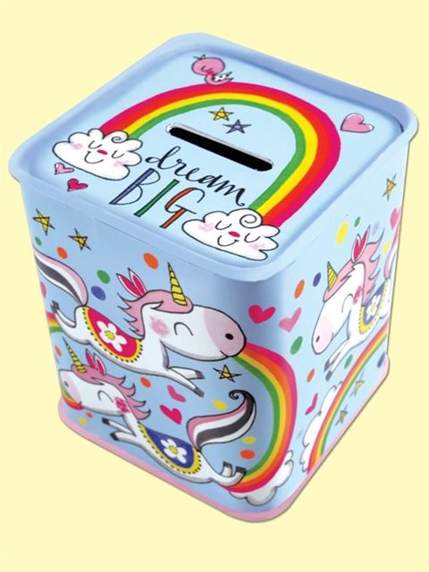 Dream Big Unicorn Money Box