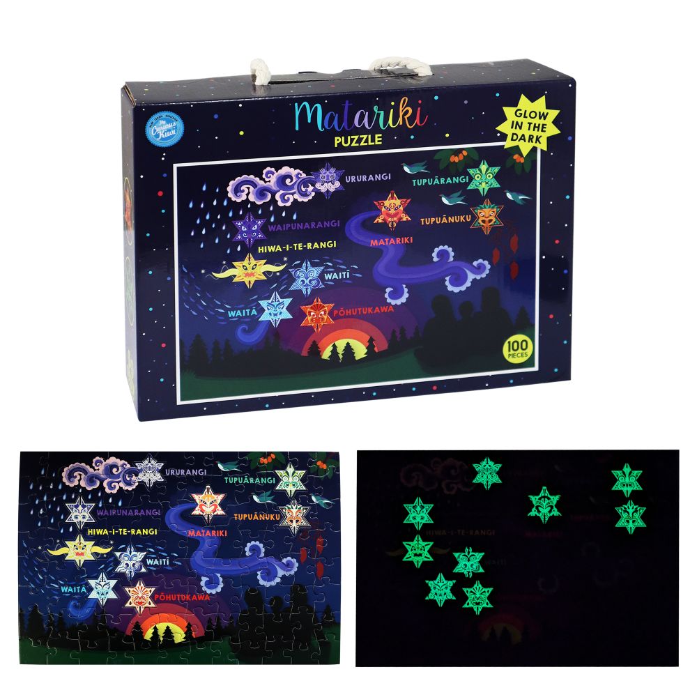 Matariki Glow In Dark Puzzle 100 pieces