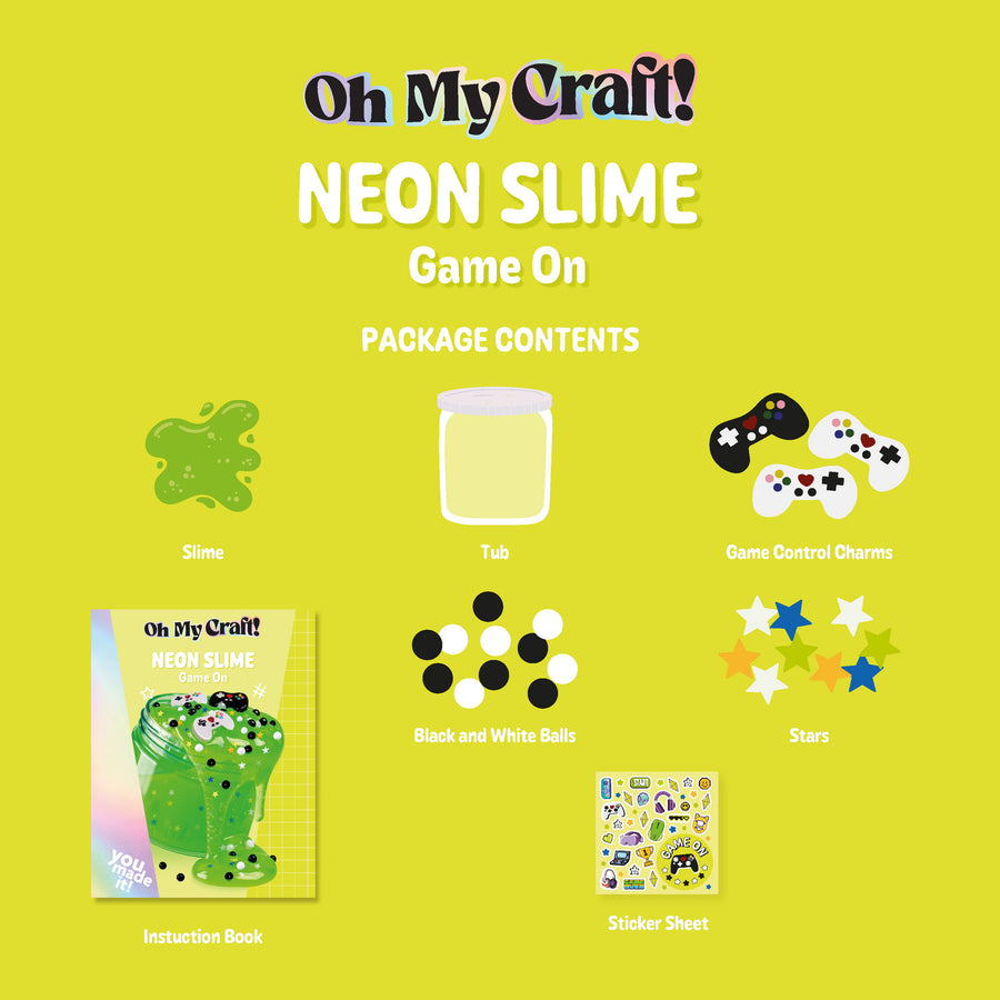 OMC Game On Neon Slime Kit
