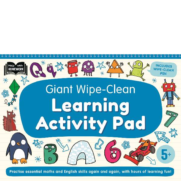 Giant Wipe Clean Learning Activity Pad 5+