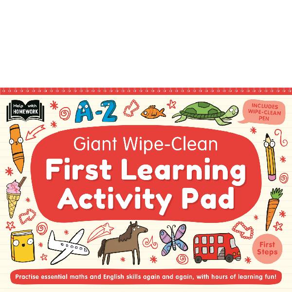 Giant Wipe-Clean First Learning Activity Pad