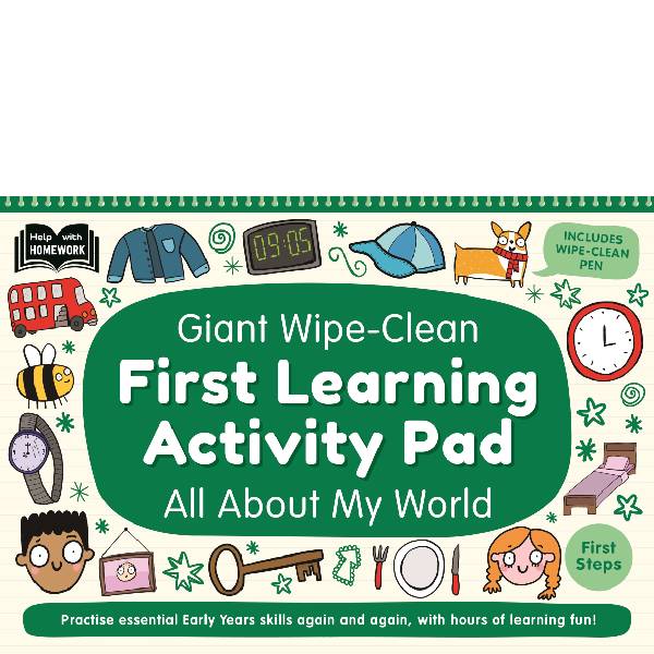 Wipe-Clean All About My World Activity Pad