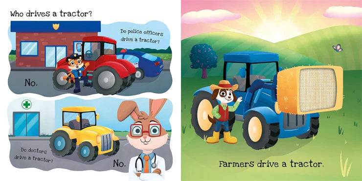 What Does a Tractor Do Texture Book