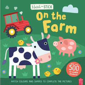 Match and Stick On the Farm Book