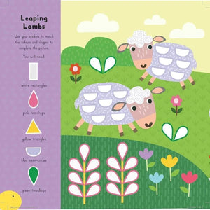 Match and Stick On the Farm Book - Blue Duck Books