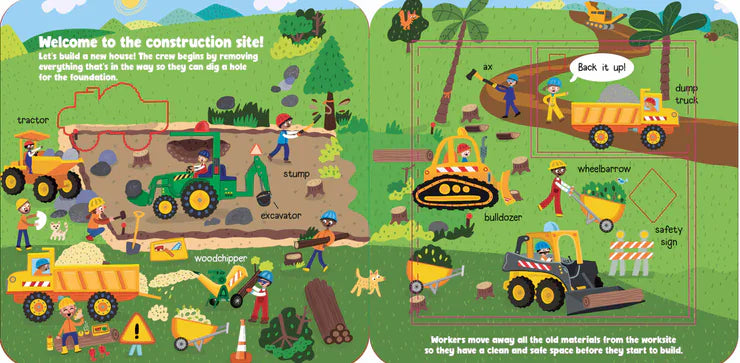 Construction Flap Board Book