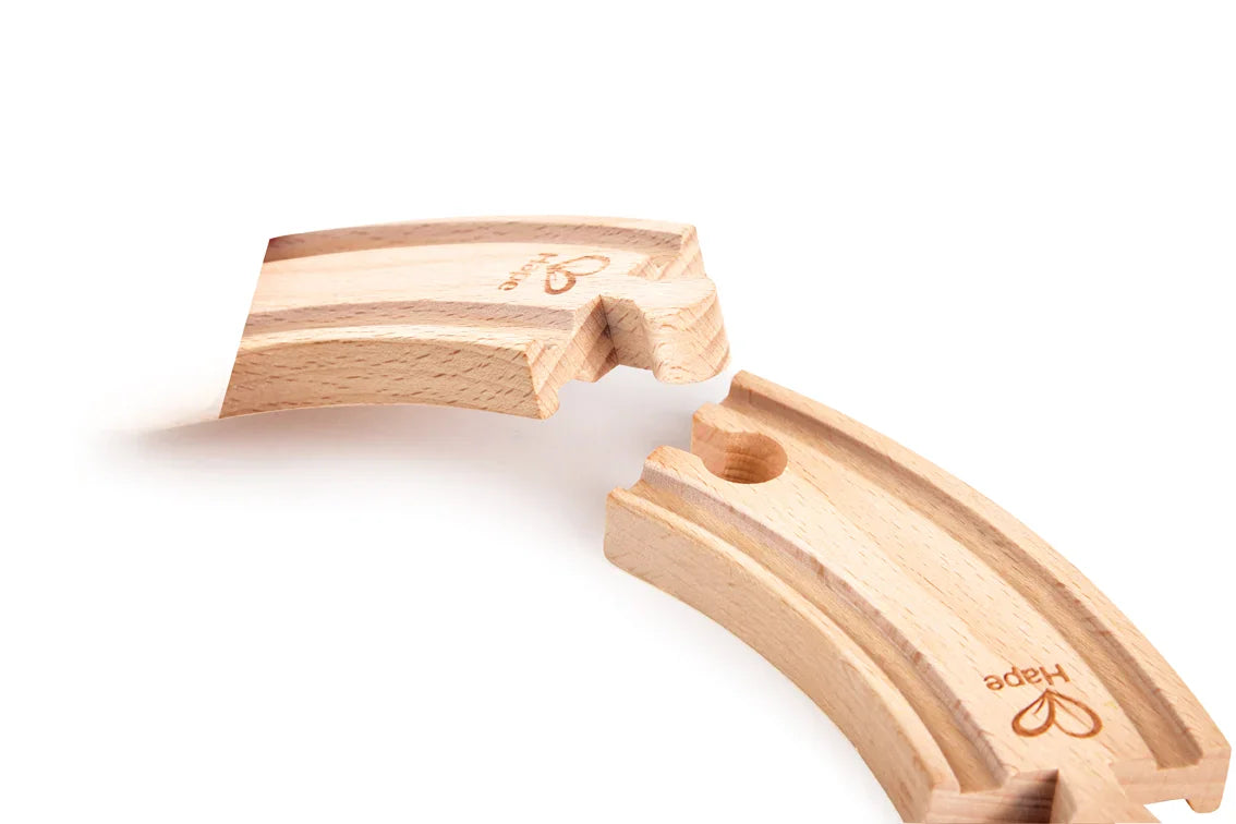 Hape Track 4pcs Short Curved