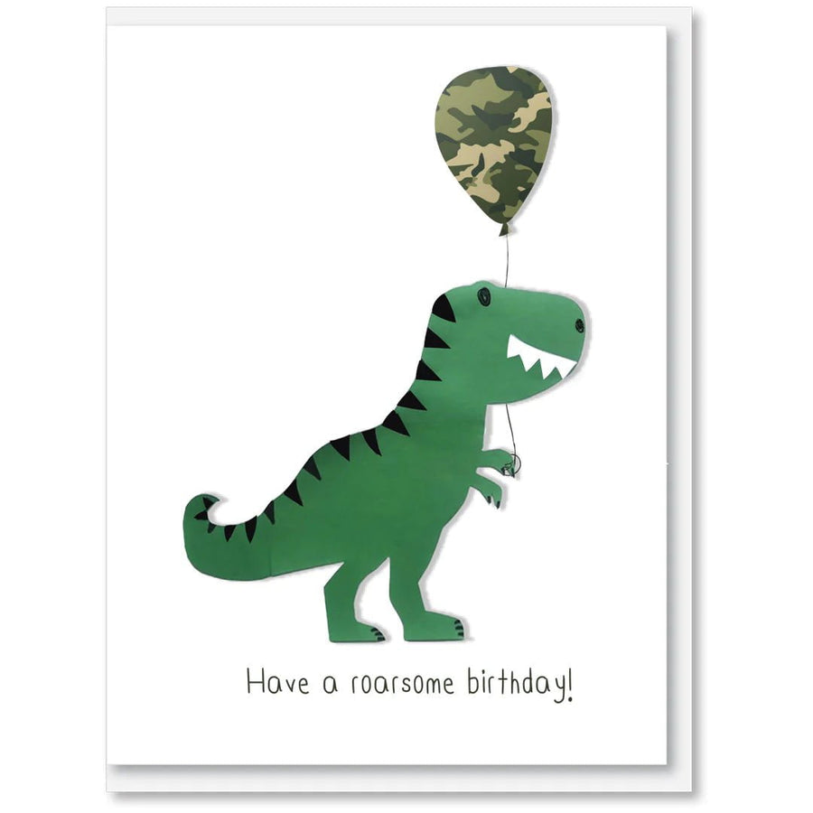 Roarsome Dinosaur B/day Card