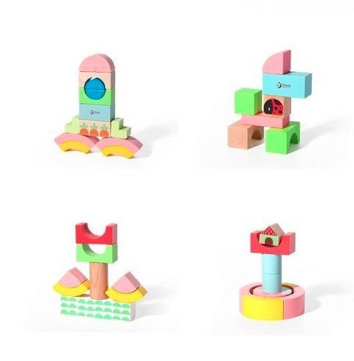 Rainbow Garden Blocks Classic World