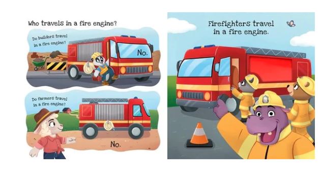 What Does a Fire Engine Do Texture Book