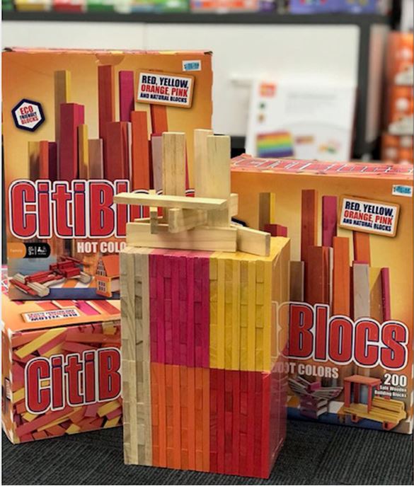 CitiBlocs Hot Colours 200pc